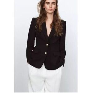 Zara Womens Blazer Suit Jacket M